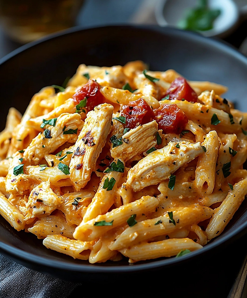 Buffalo Chicken Pasta Dish