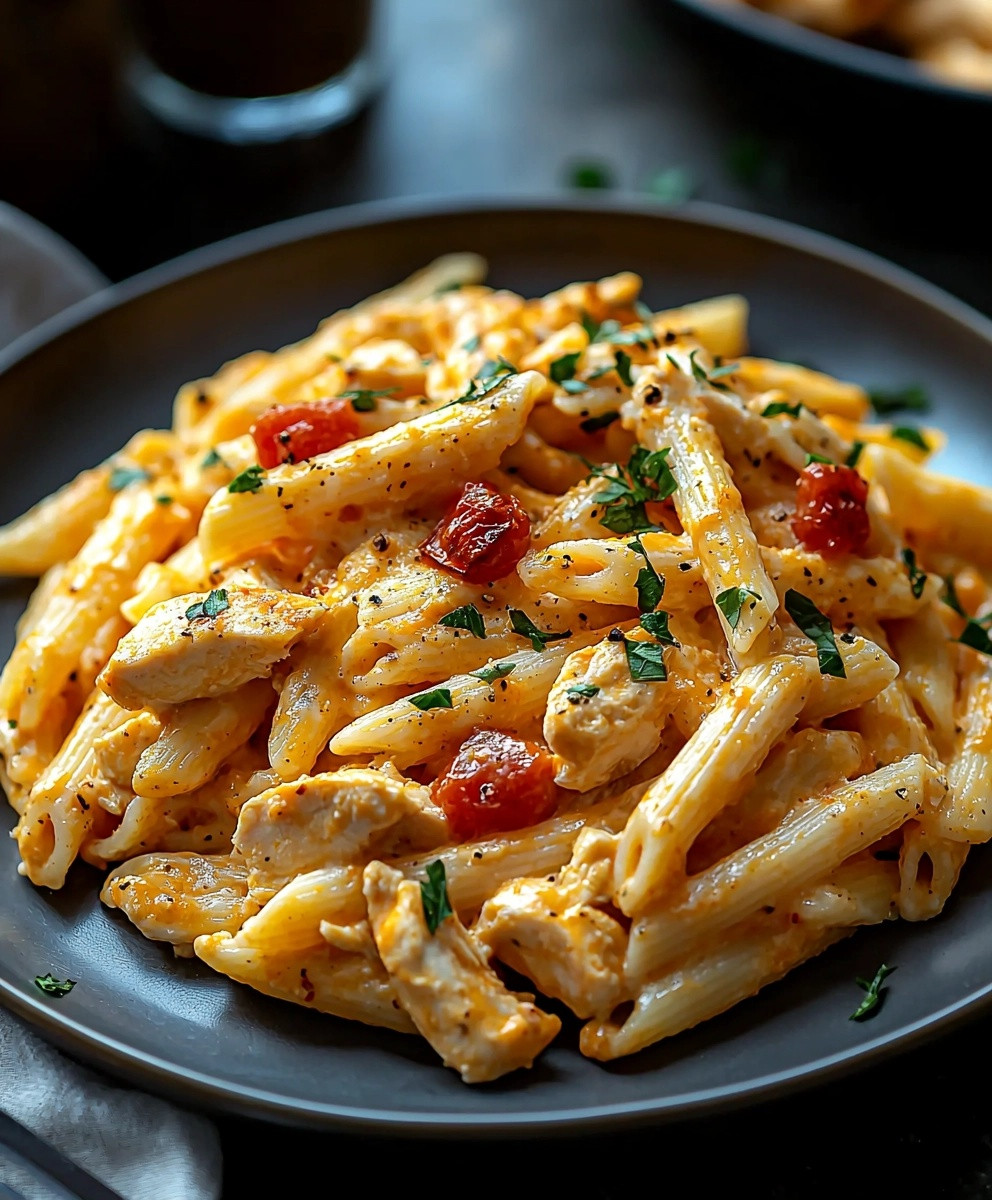 Buffalo Chicken Pasta Dish