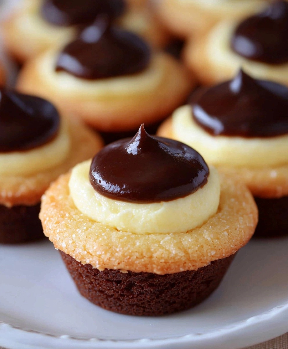 Boston Cream Pie Cookies