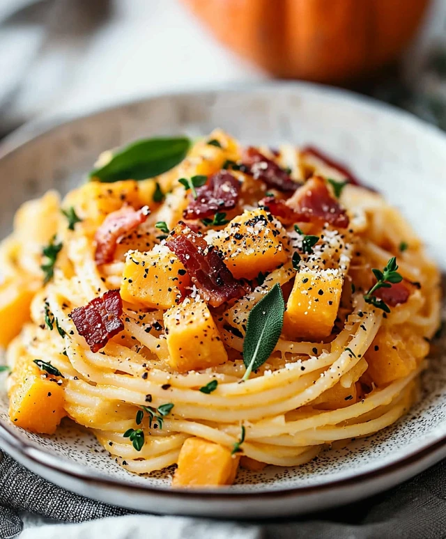 Pumpkin Sage Pasta
