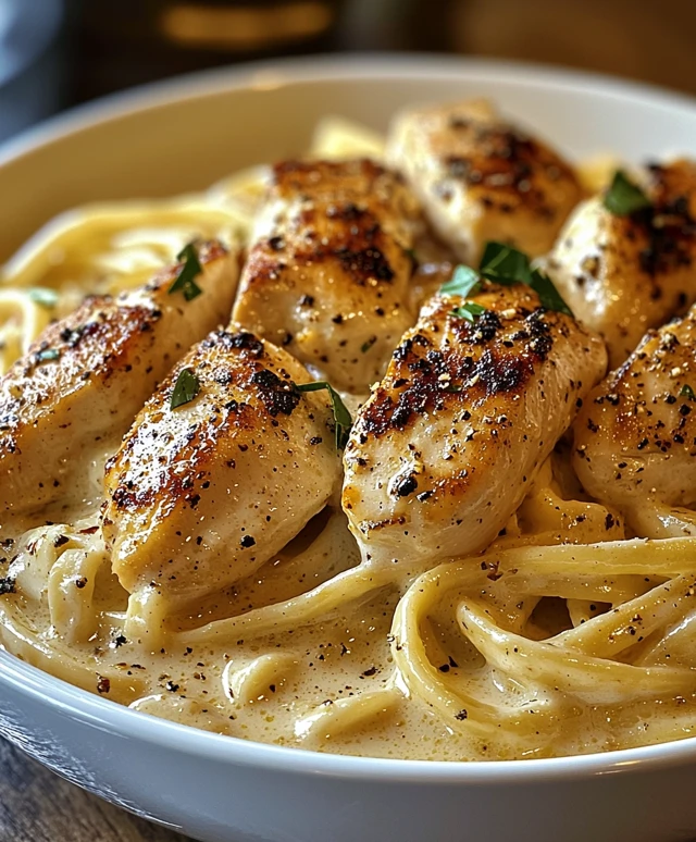 Creamy Chicken Alfredo Sauce