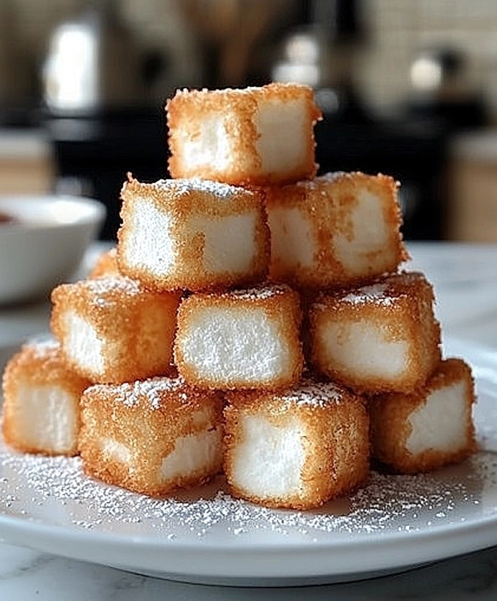 Crispy Deep Fried Marshmallows