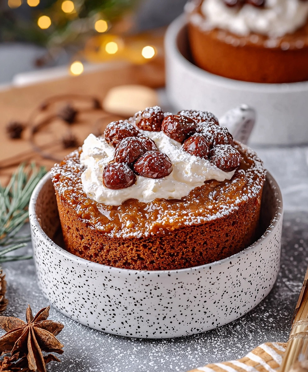 Gingerbread Pudding Cake