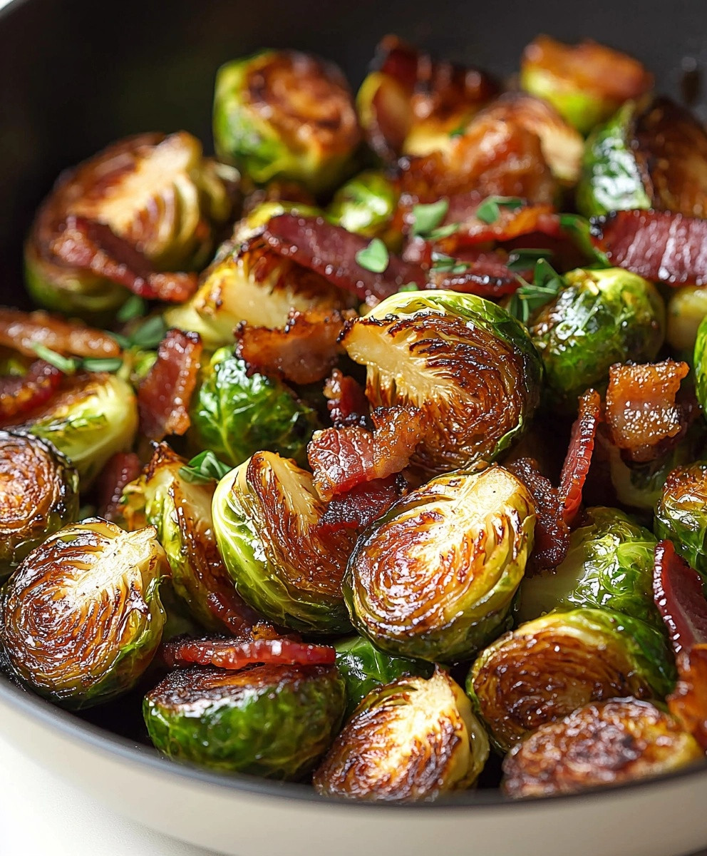 Maple Bacon Brussels Sprouts