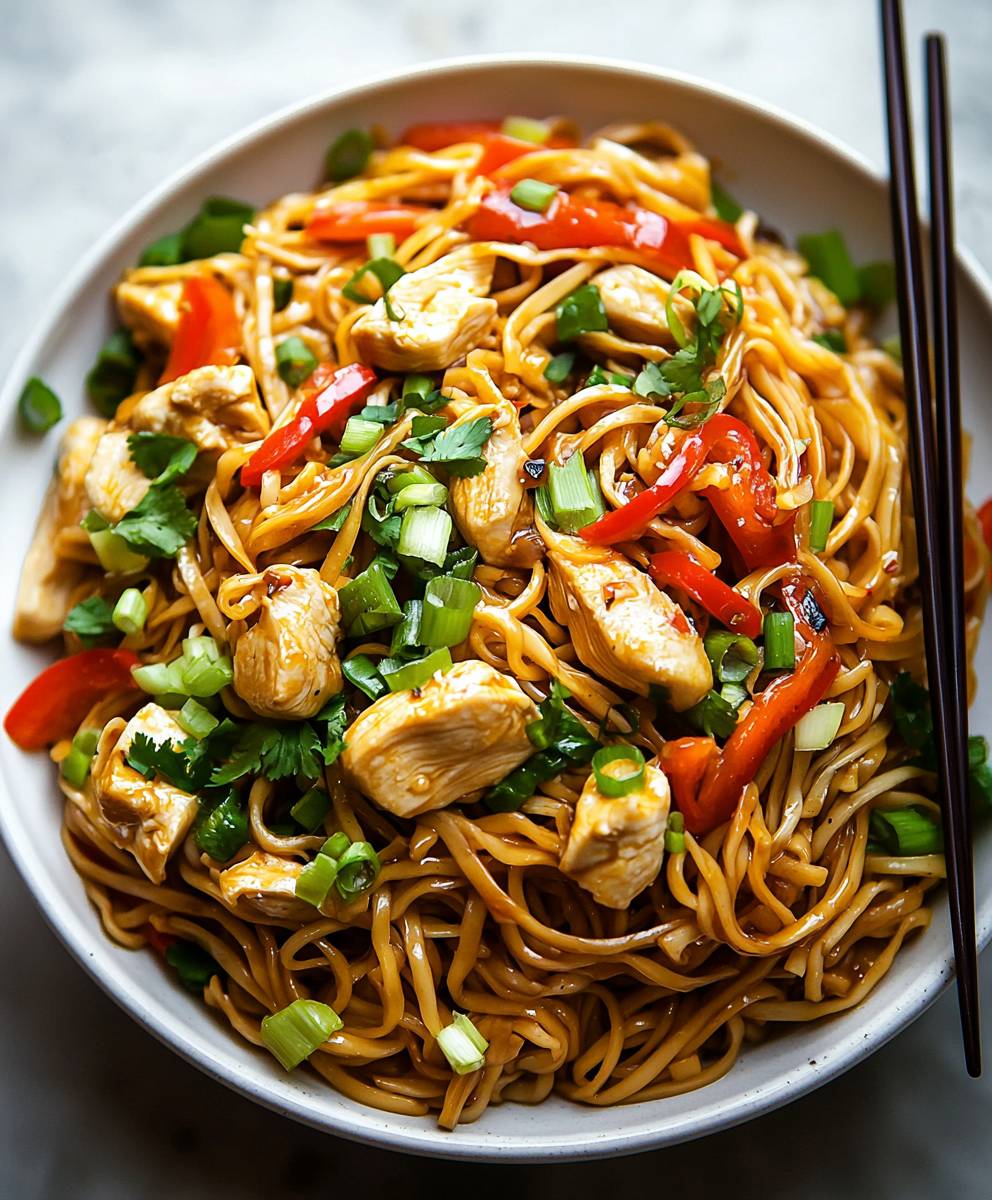 Chicken Chow Mein Dish