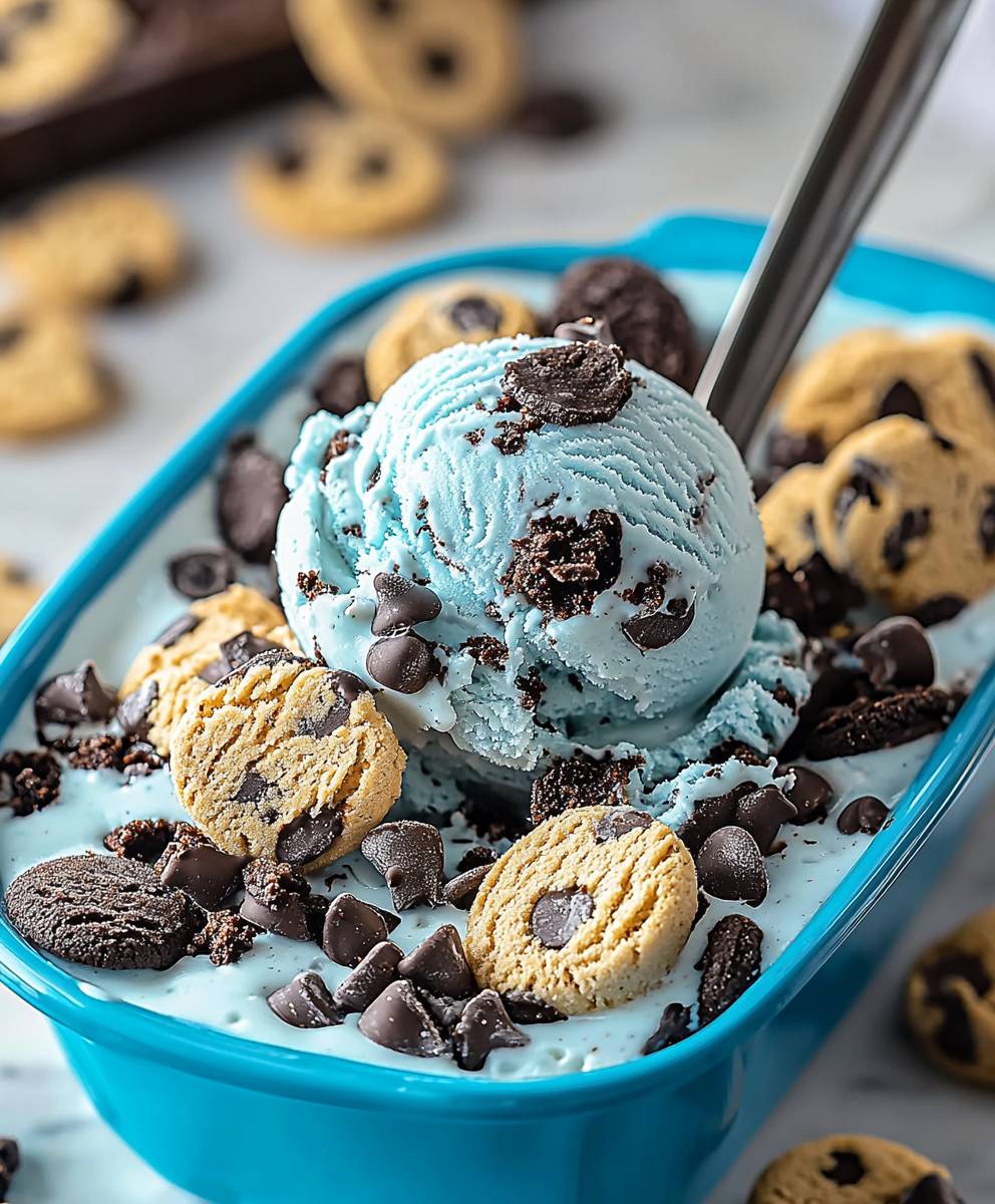 Cookie Monster Ice Cream