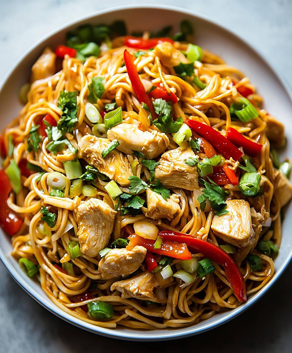 Chicken Chow Mein Dish