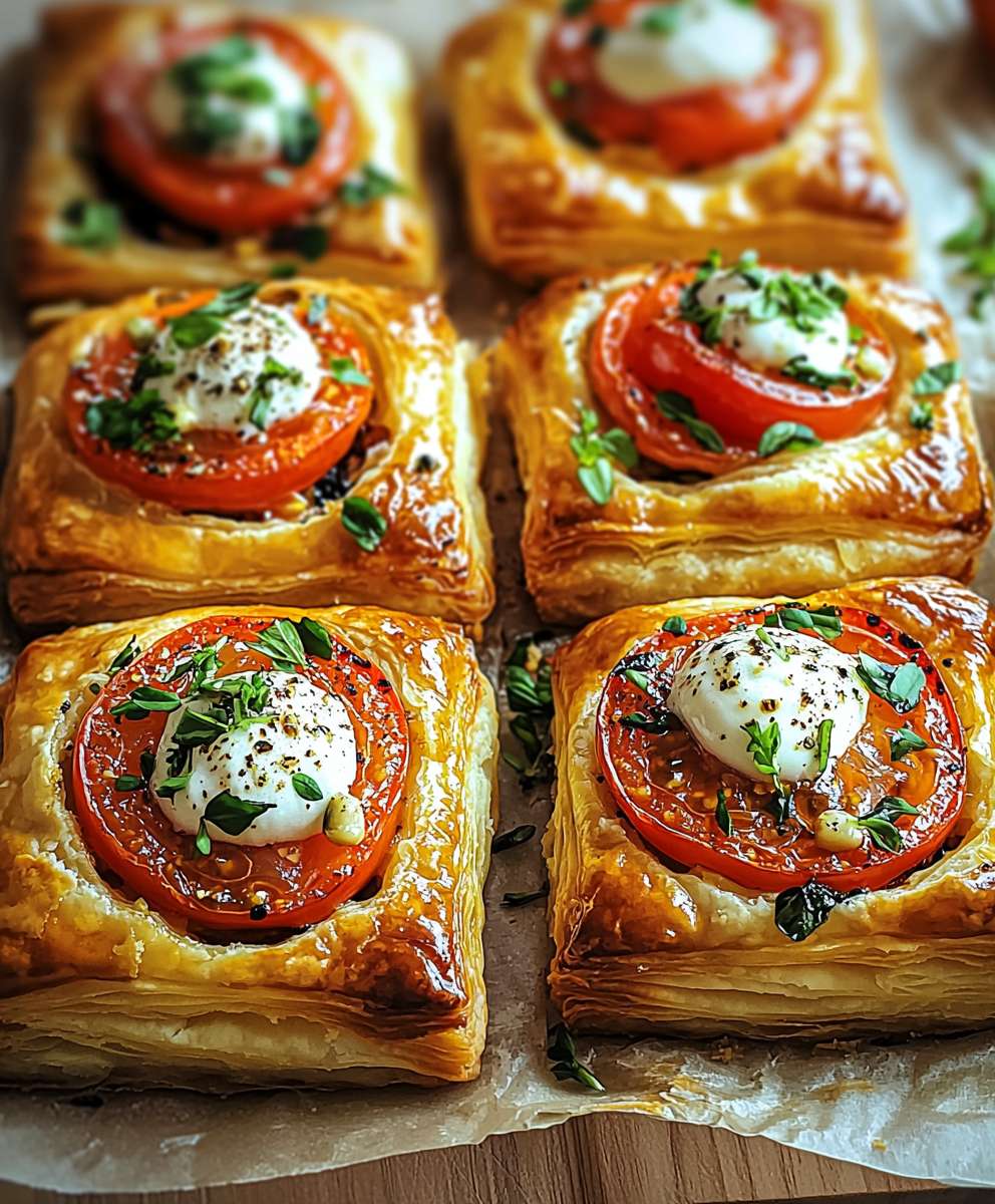 Vegetarian puff pastry