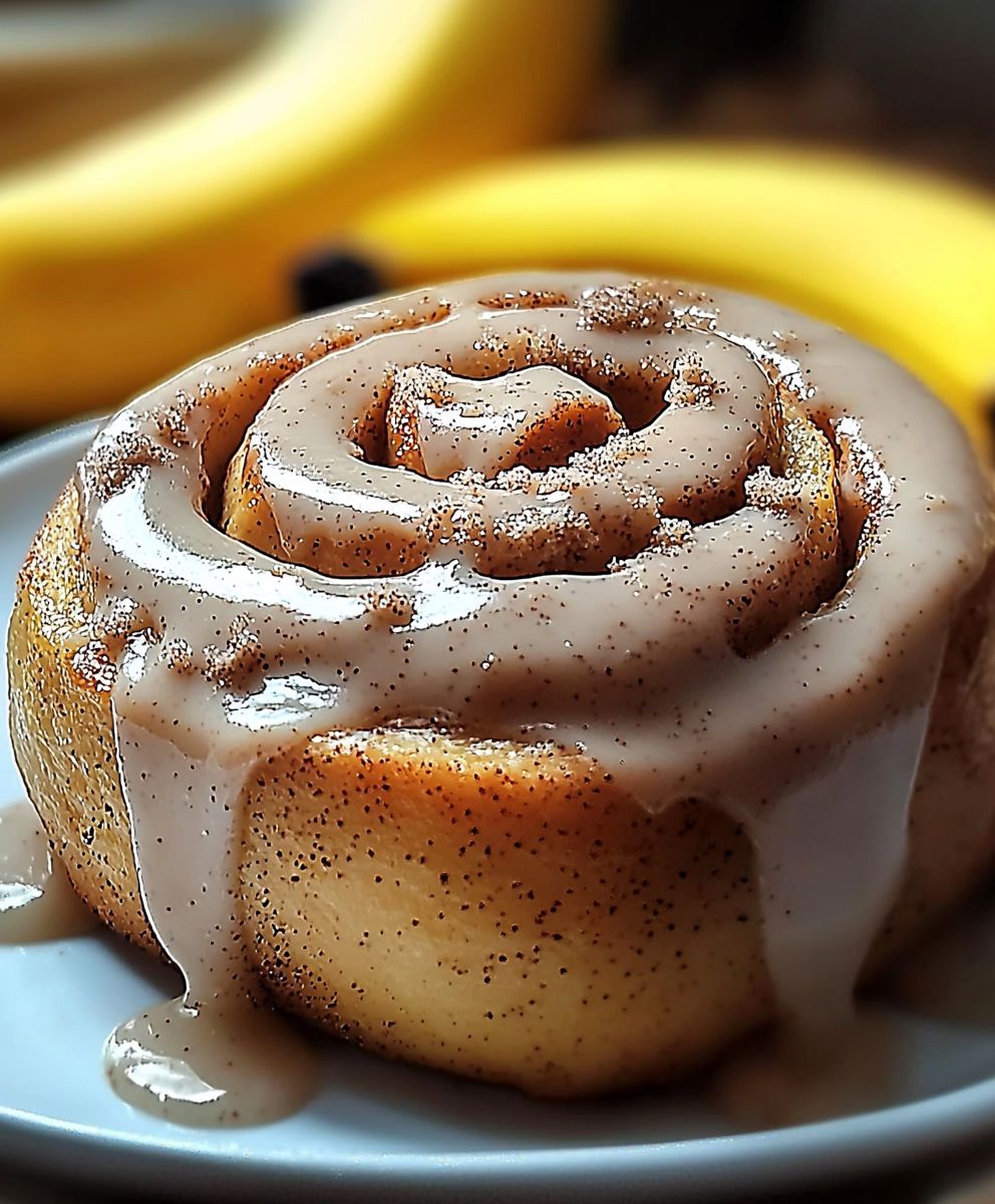 Banana Bread Cinnamon Rolls