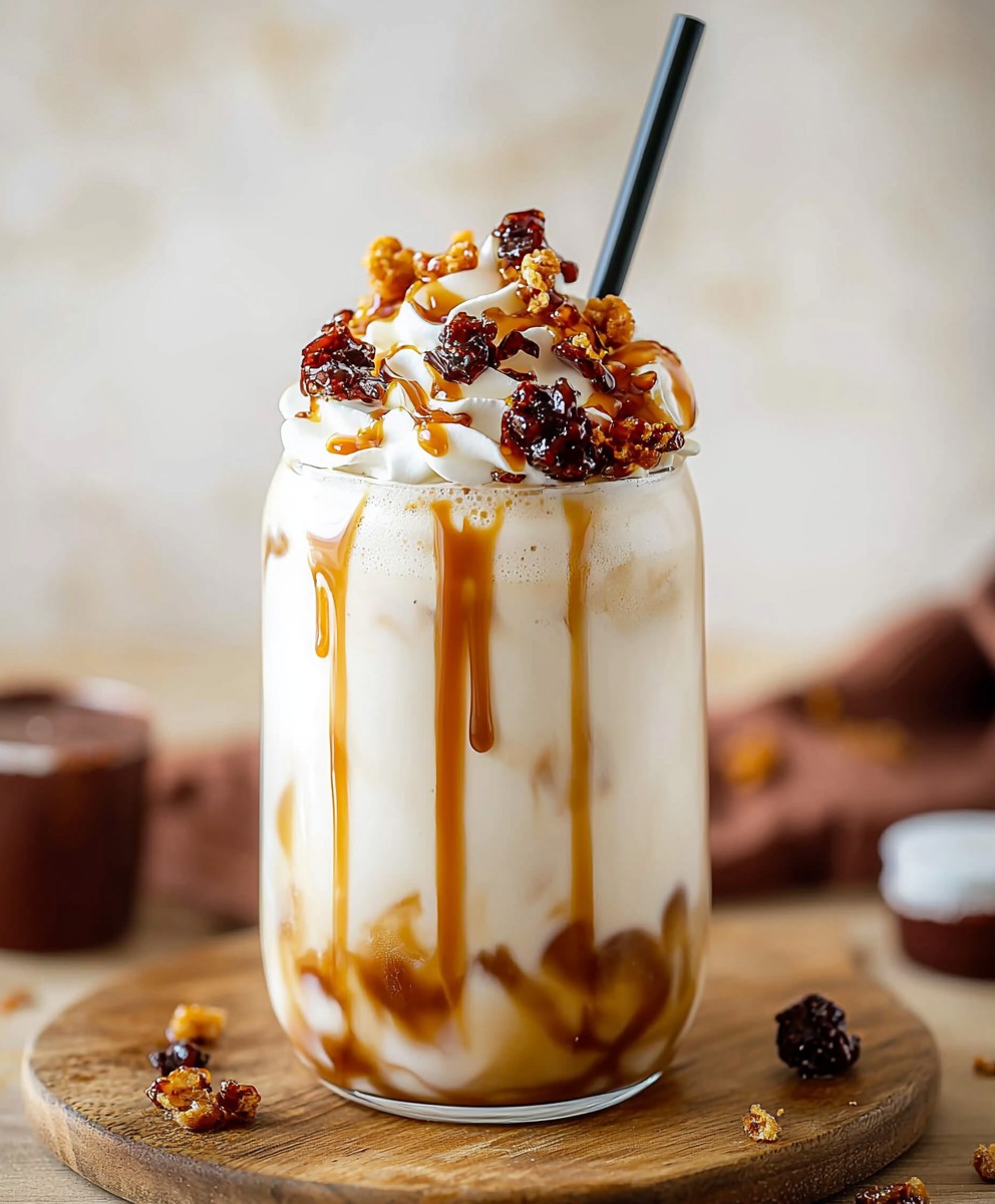 Caramel Ribbon Crunch Frappuccino