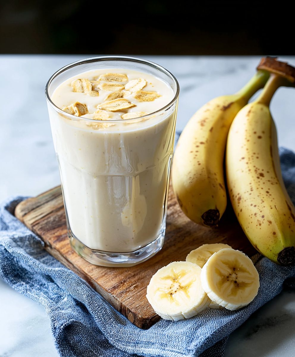 Banana quark shake