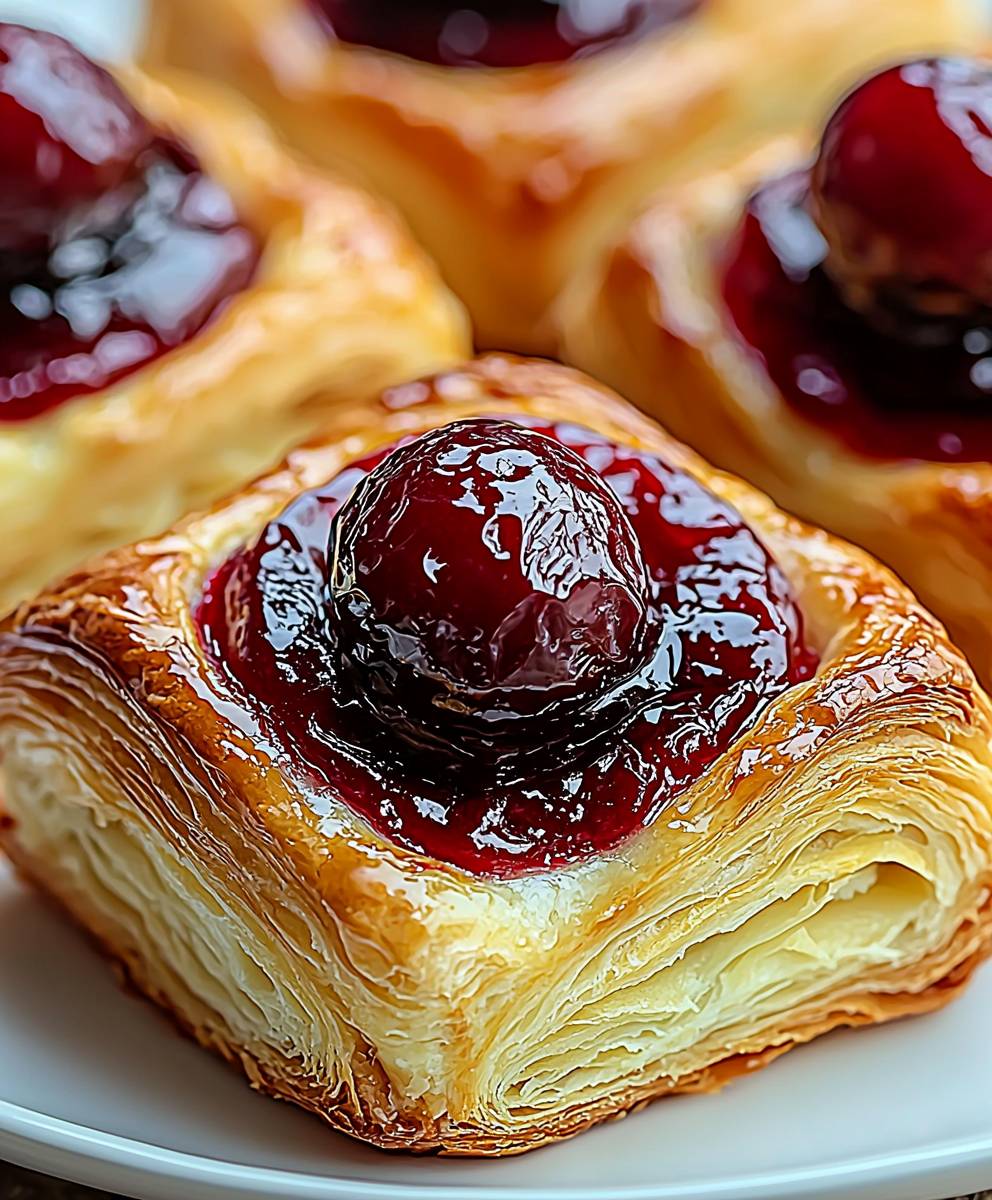 Cherry Cream Cheese Danish