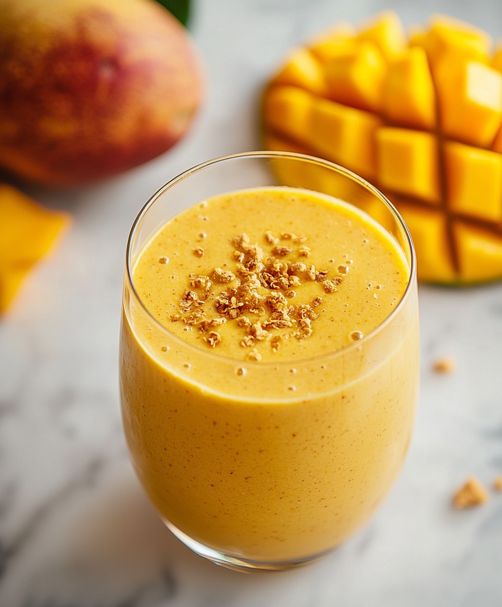 Golden Milk Mango Smoothie
