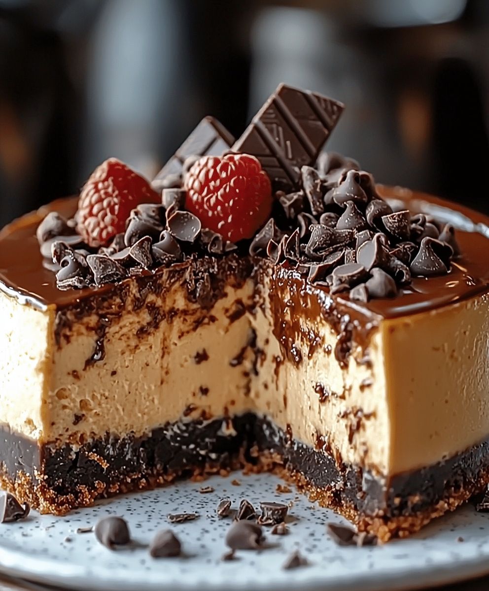 German Chocolate Cheesecake