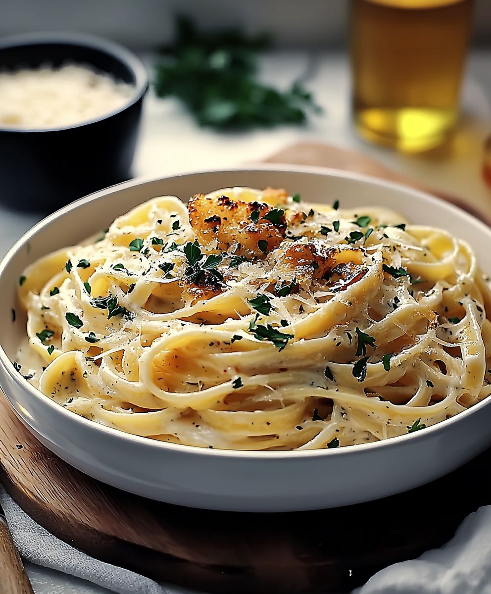 Creamy Fettuccine Alfredo