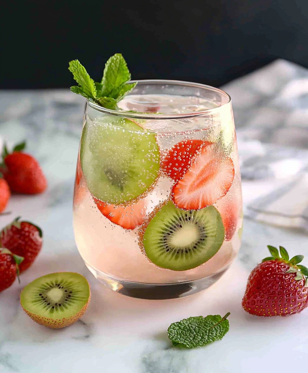 Strawberry kiwi water