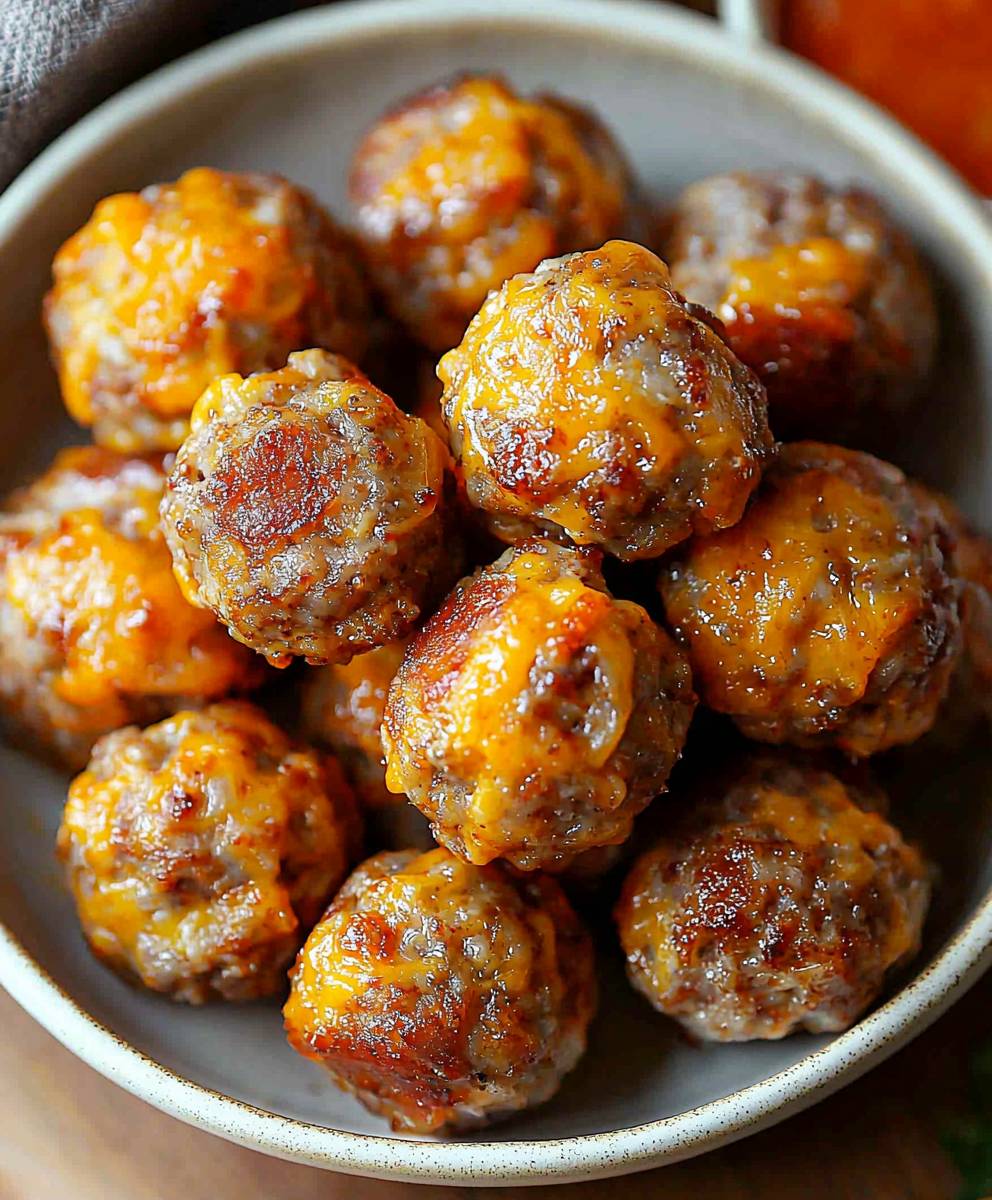 Cheesy Sausage Balls