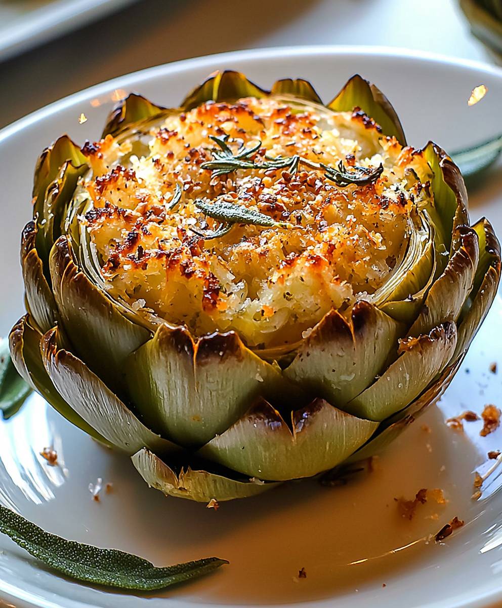 Baked Stuffed Artichokes