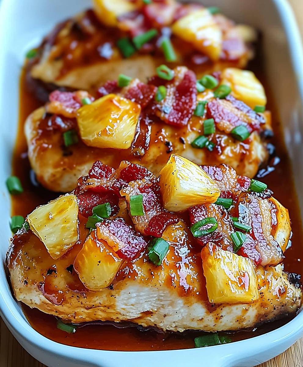 Bacon Pineapple BBQ Chicken