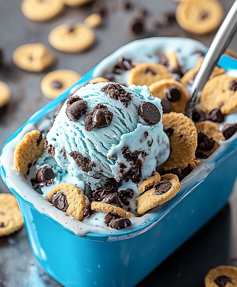 Cookie Monster Ice Cream