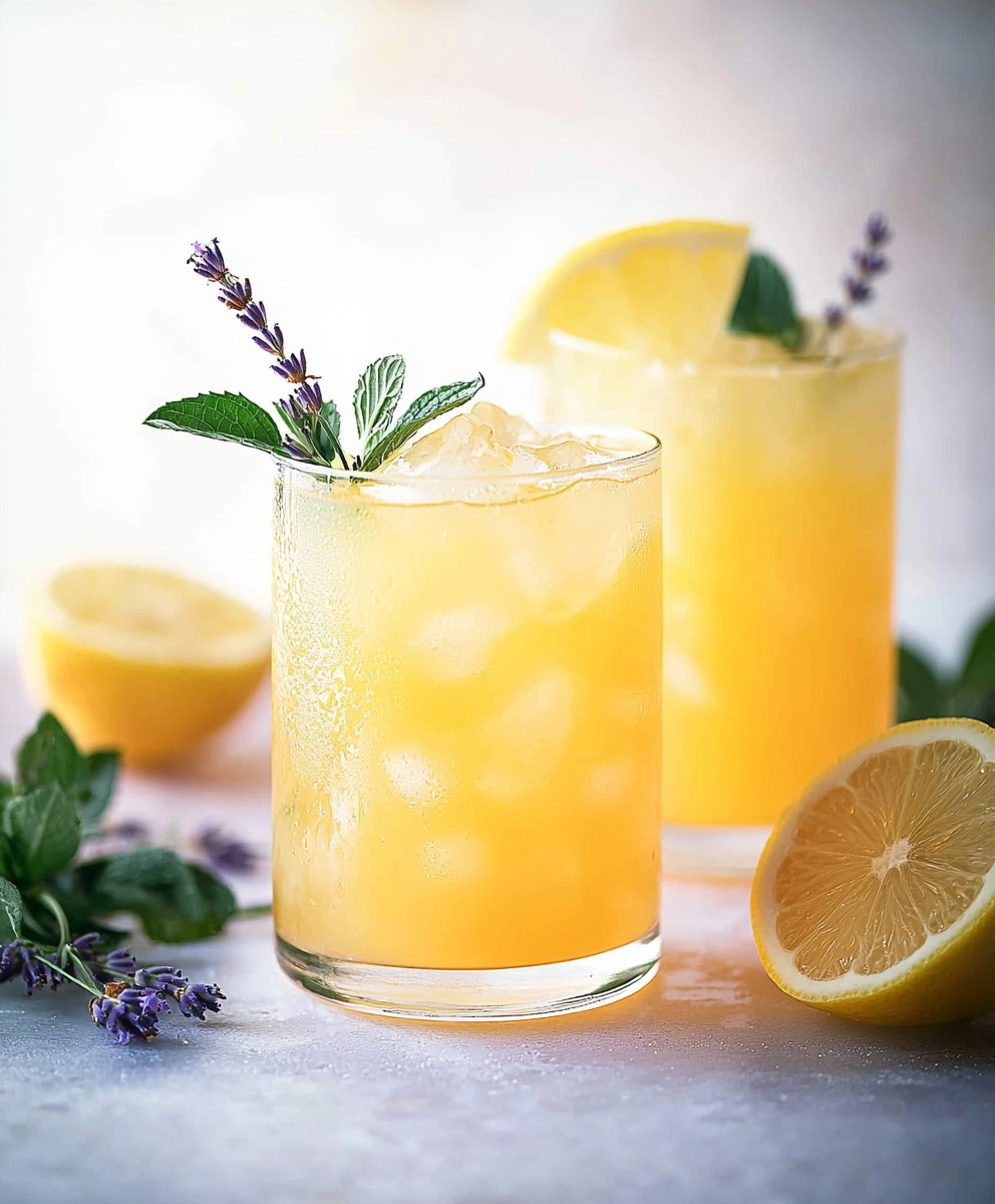 Coconut Lavender Lemonade
