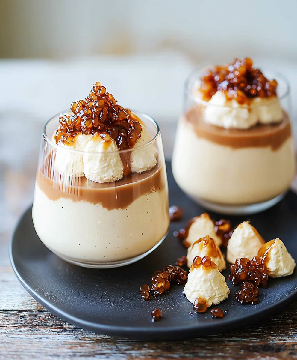 Cheesecake mousse salted caramel