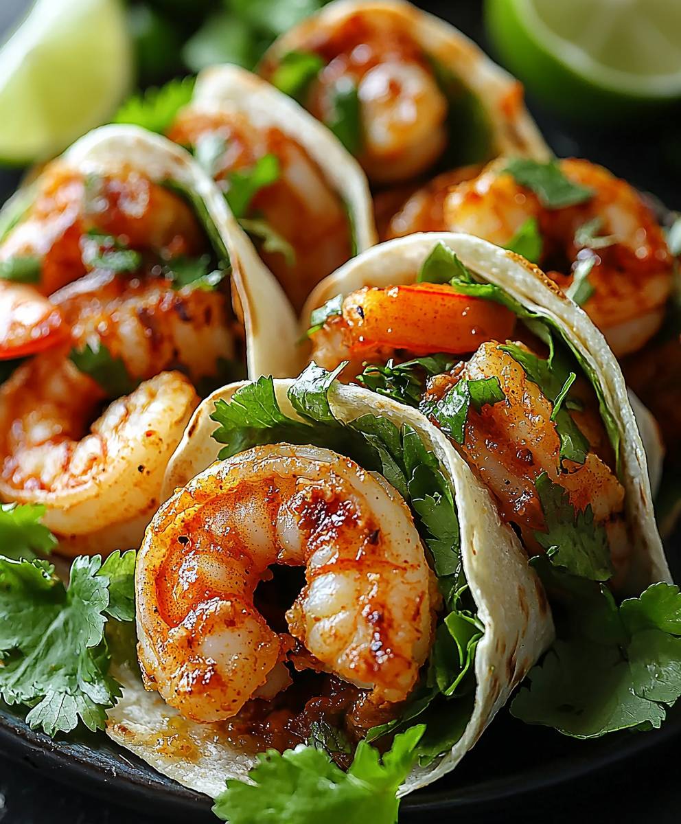 Chili Lime Shrimp Wraps
