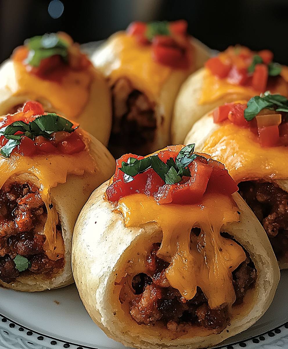 Air Fryer Taco Bombs