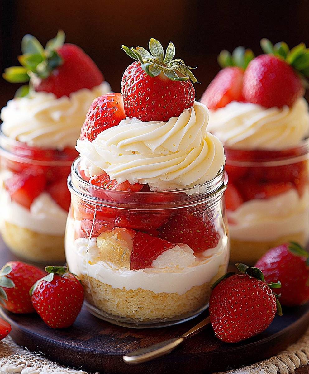 Strawberry Shortcake Trifle