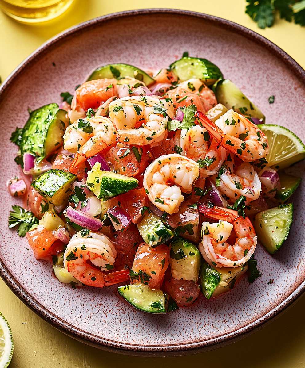 Shrimp Ceviche Preparation