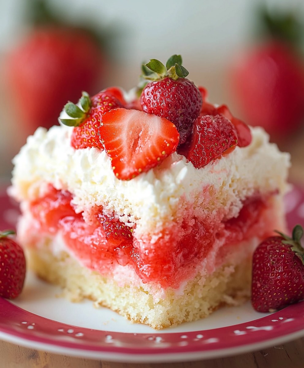 Strawberry Poke Cake