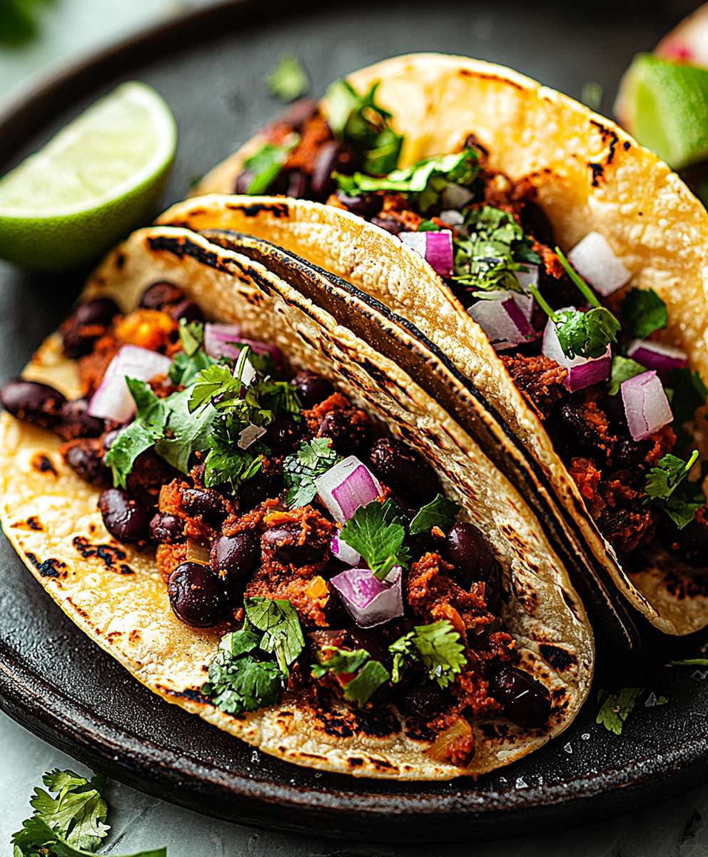 Black bean tacos