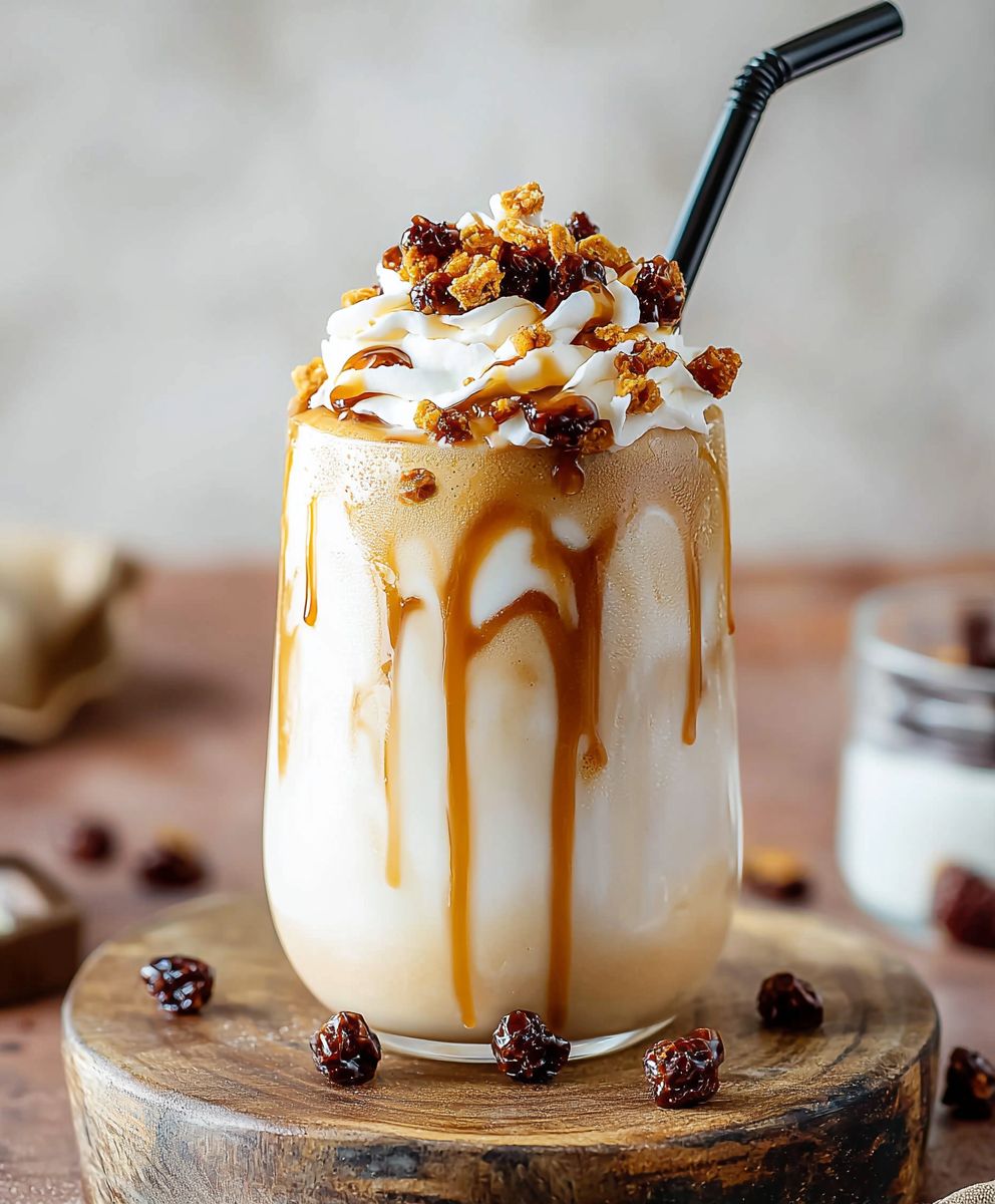 Caramel Ribbon Crunch Frappuccino