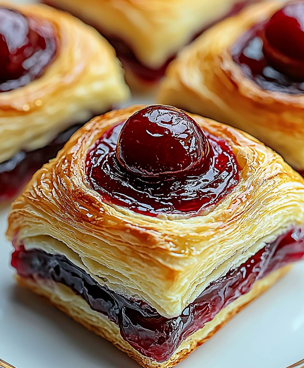 Cherry Cream Cheese Danish