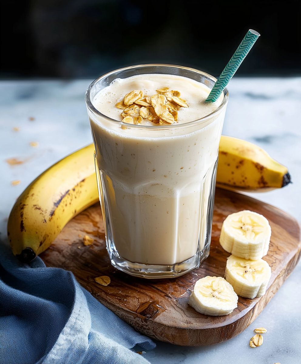 Banana quark shake