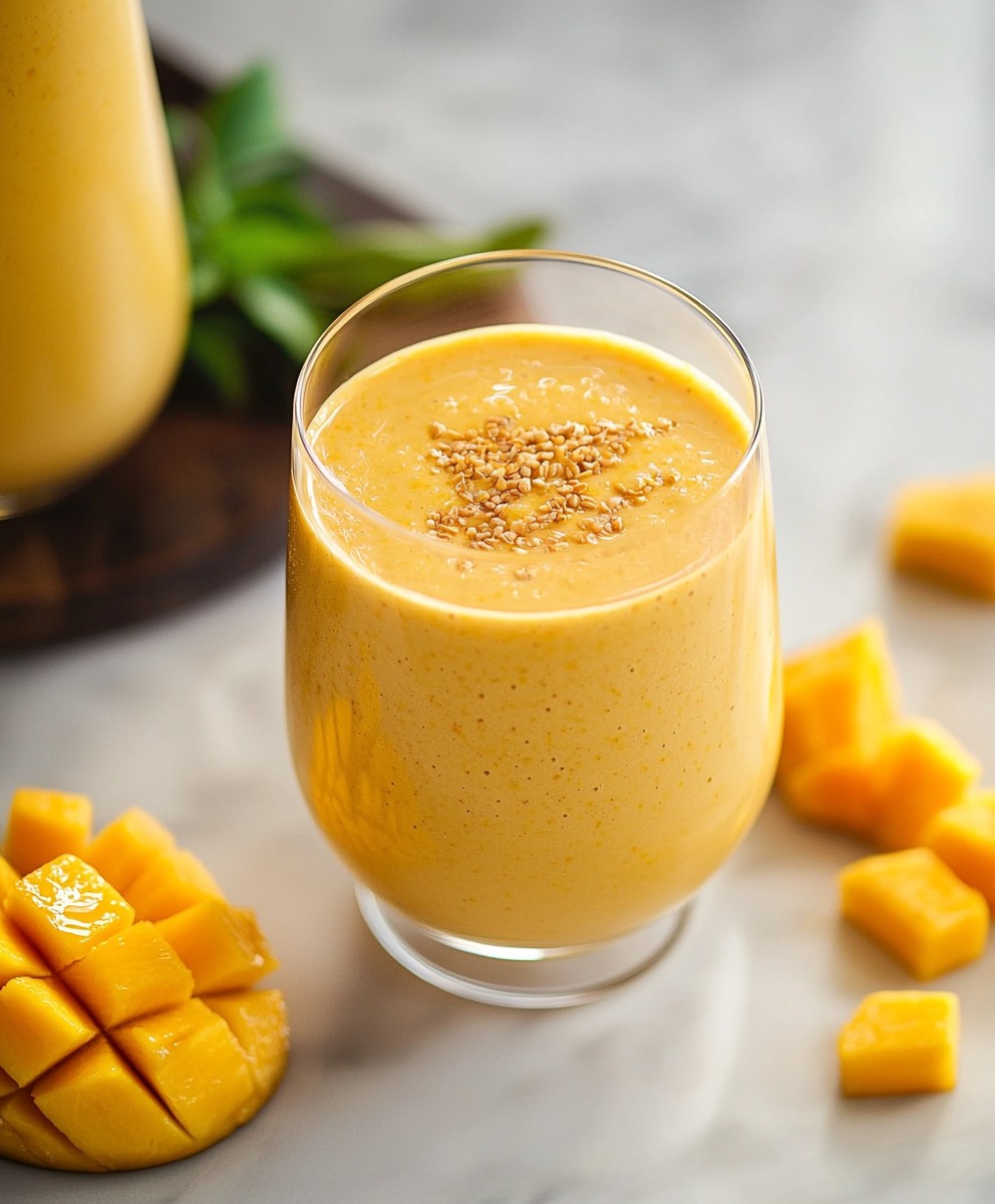 Golden Milk Mango Smoothie