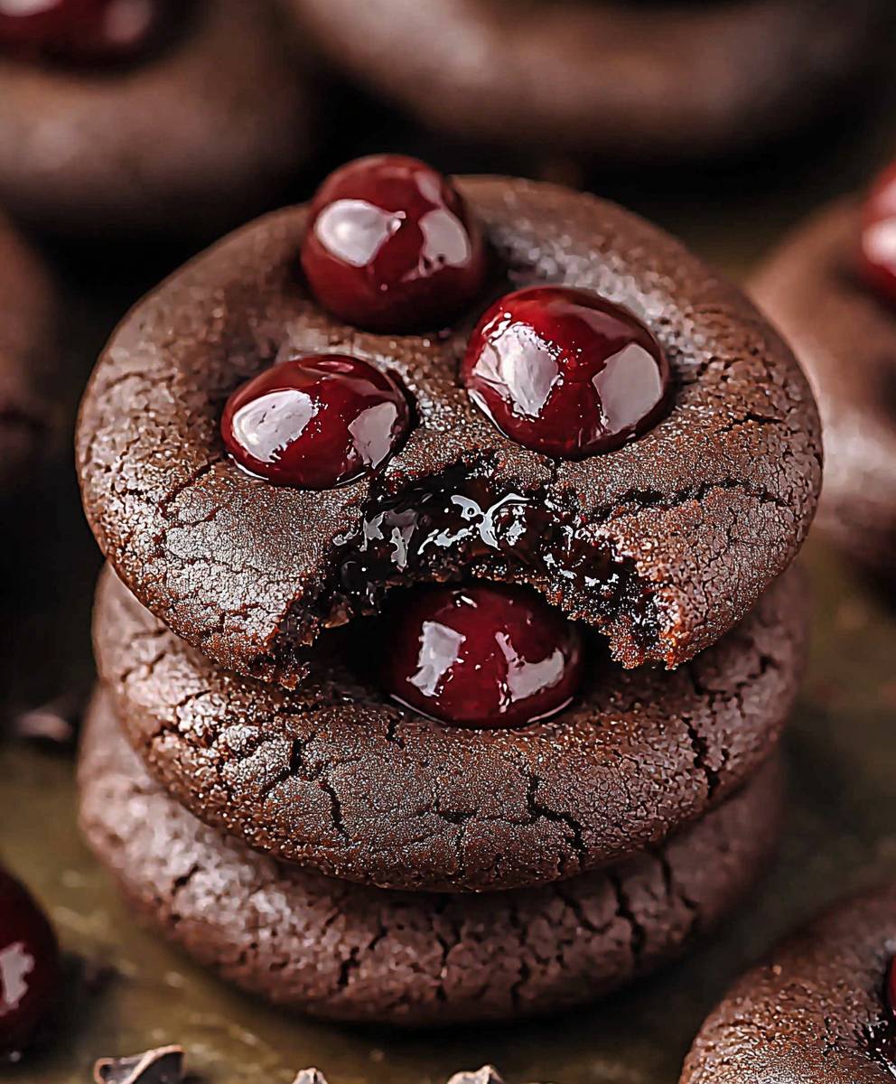Chocolate Cherry Cookies