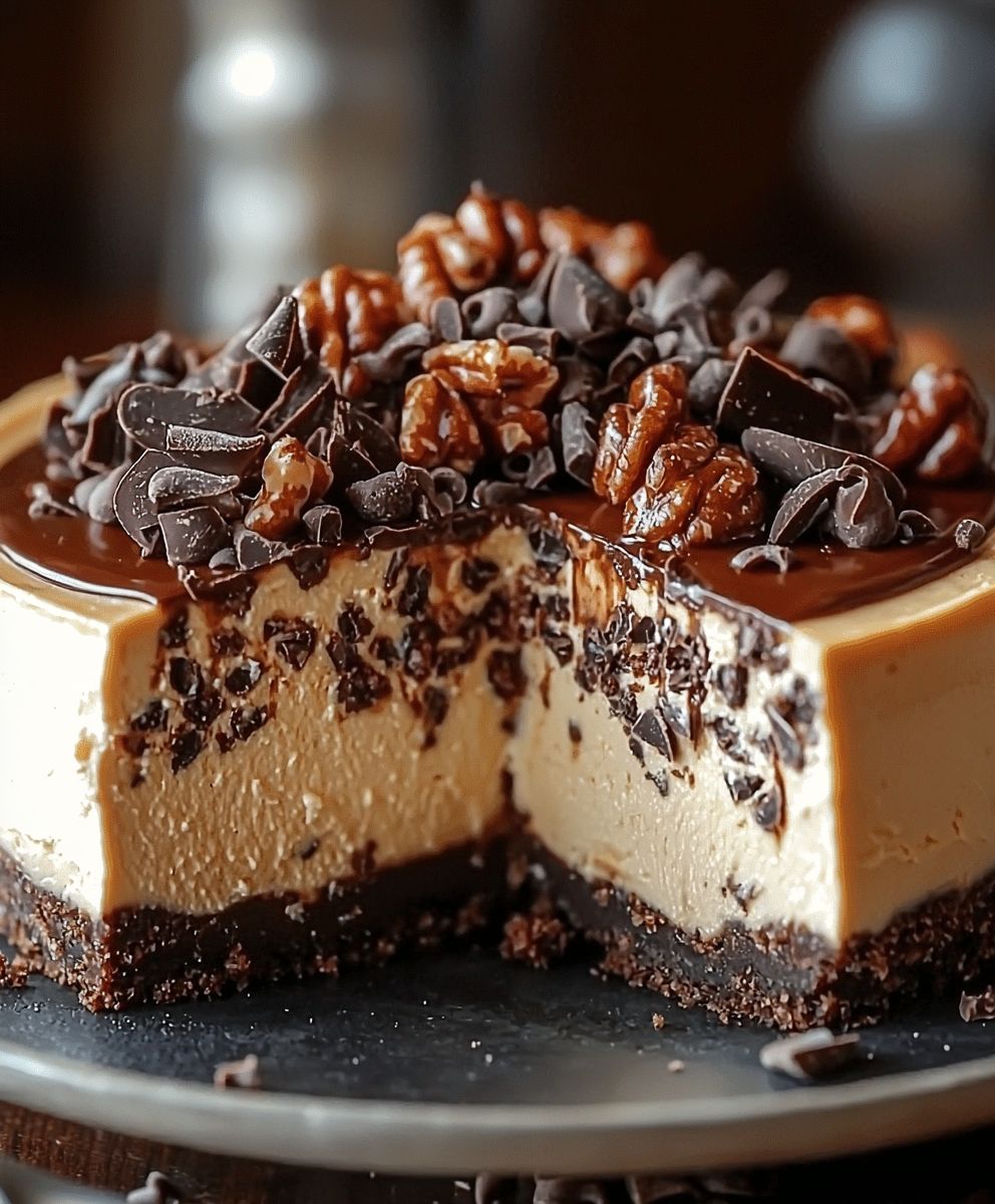 German Chocolate Cheesecake