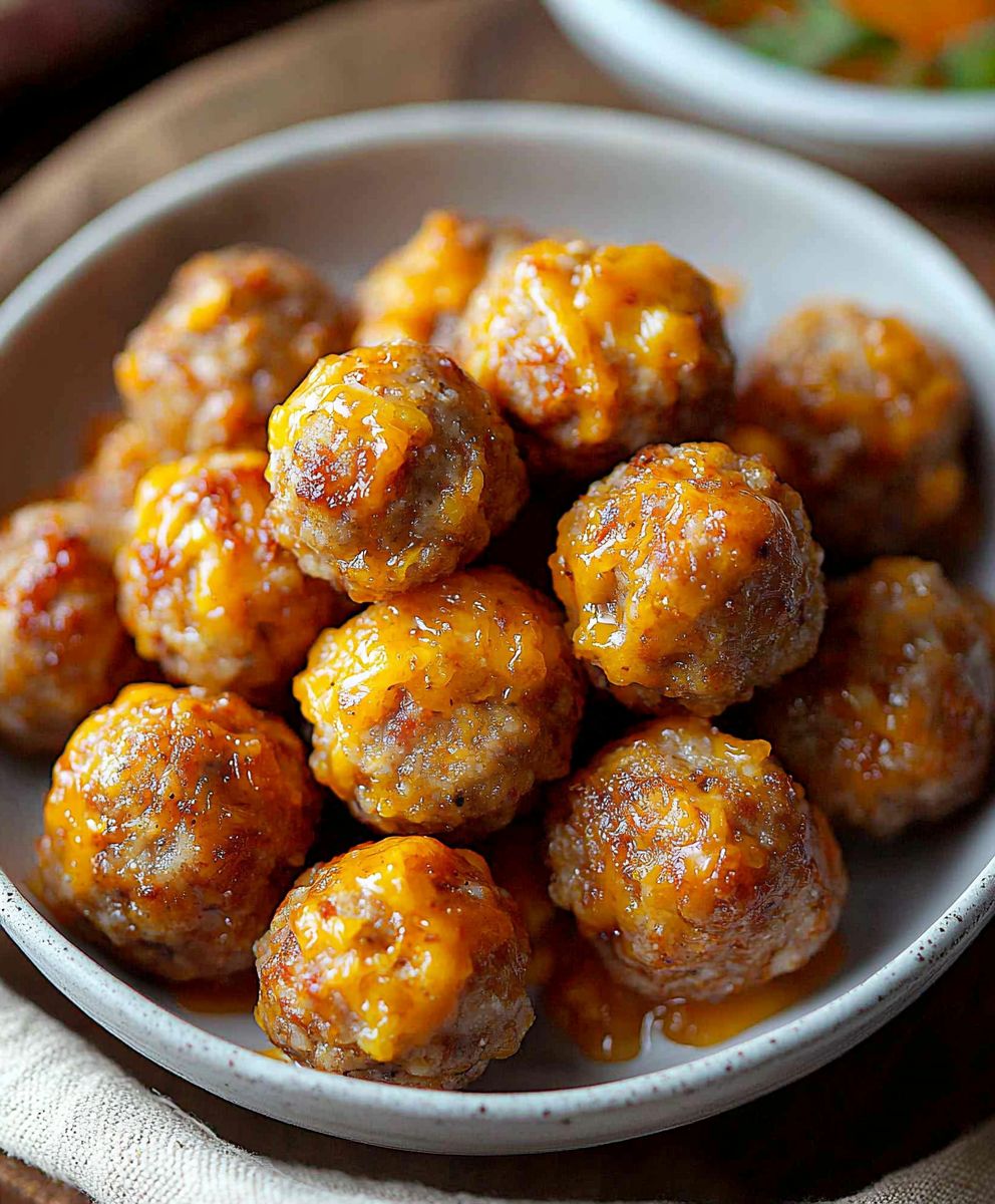 Cheesy Sausage Balls