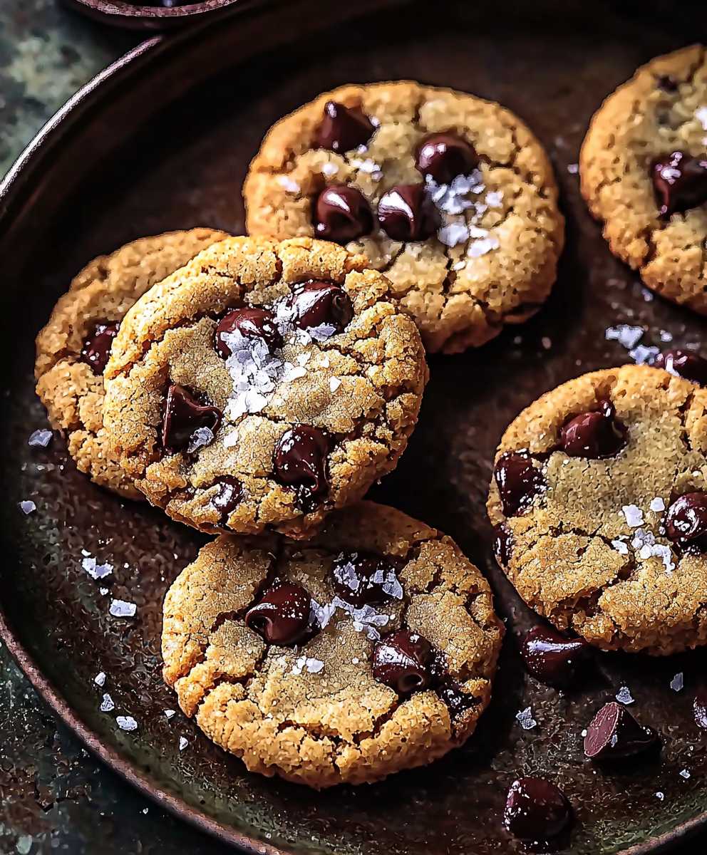 Tahini Chocolate Chip Cookies