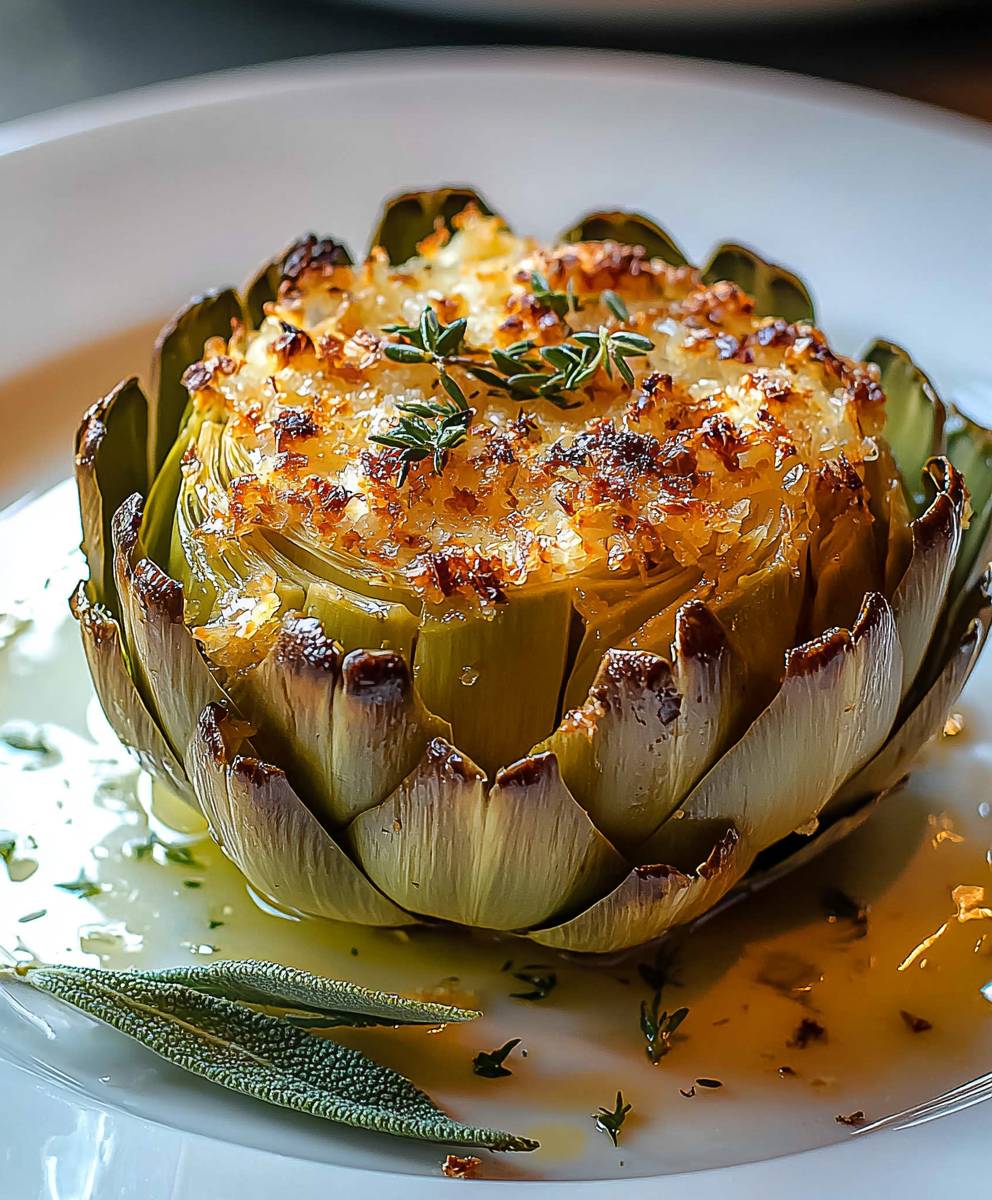 Baked Stuffed Artichokes