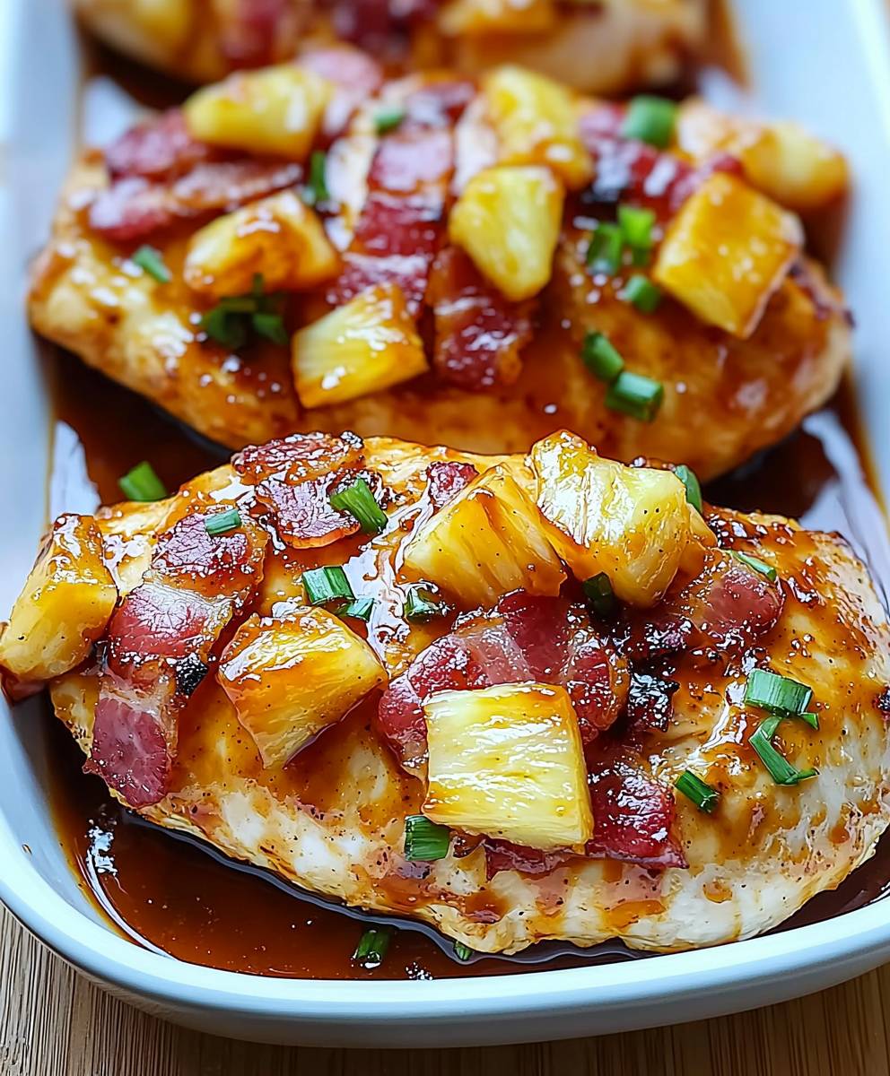 Bacon Pineapple BBQ Chicken