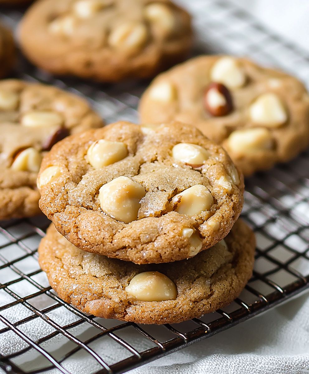 White Chocolate Macadamia Cookies