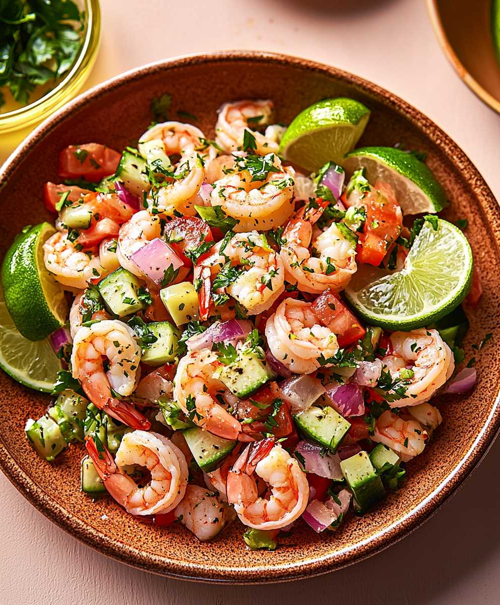 Shrimp Ceviche Preparation
