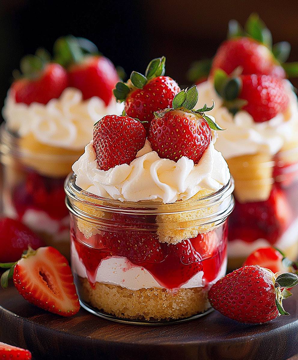 Strawberry Shortcake Trifle