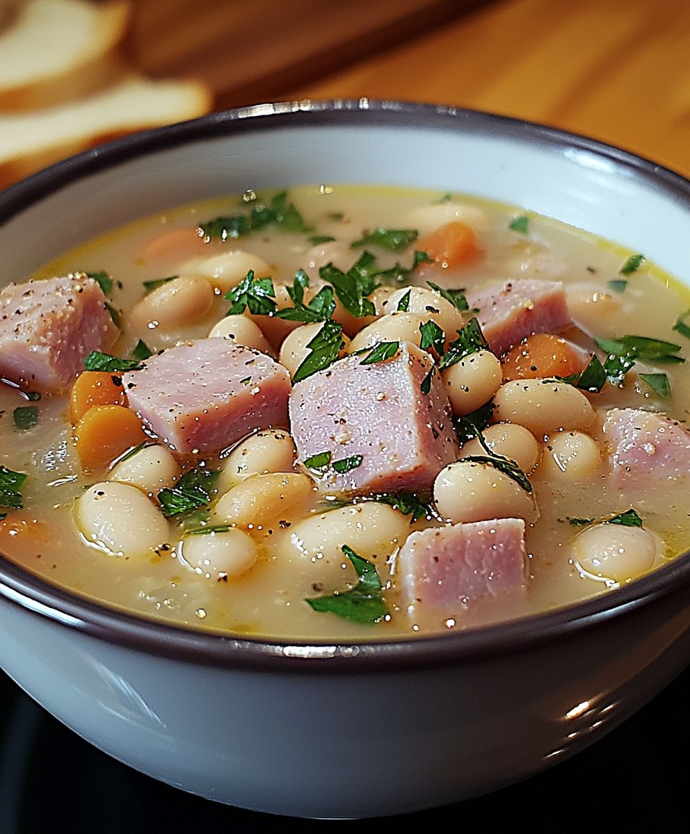 Ham white bean soup