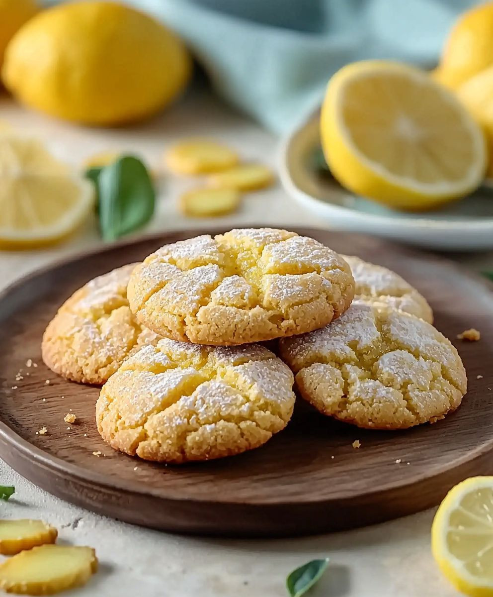 Lemon ginger cookies
