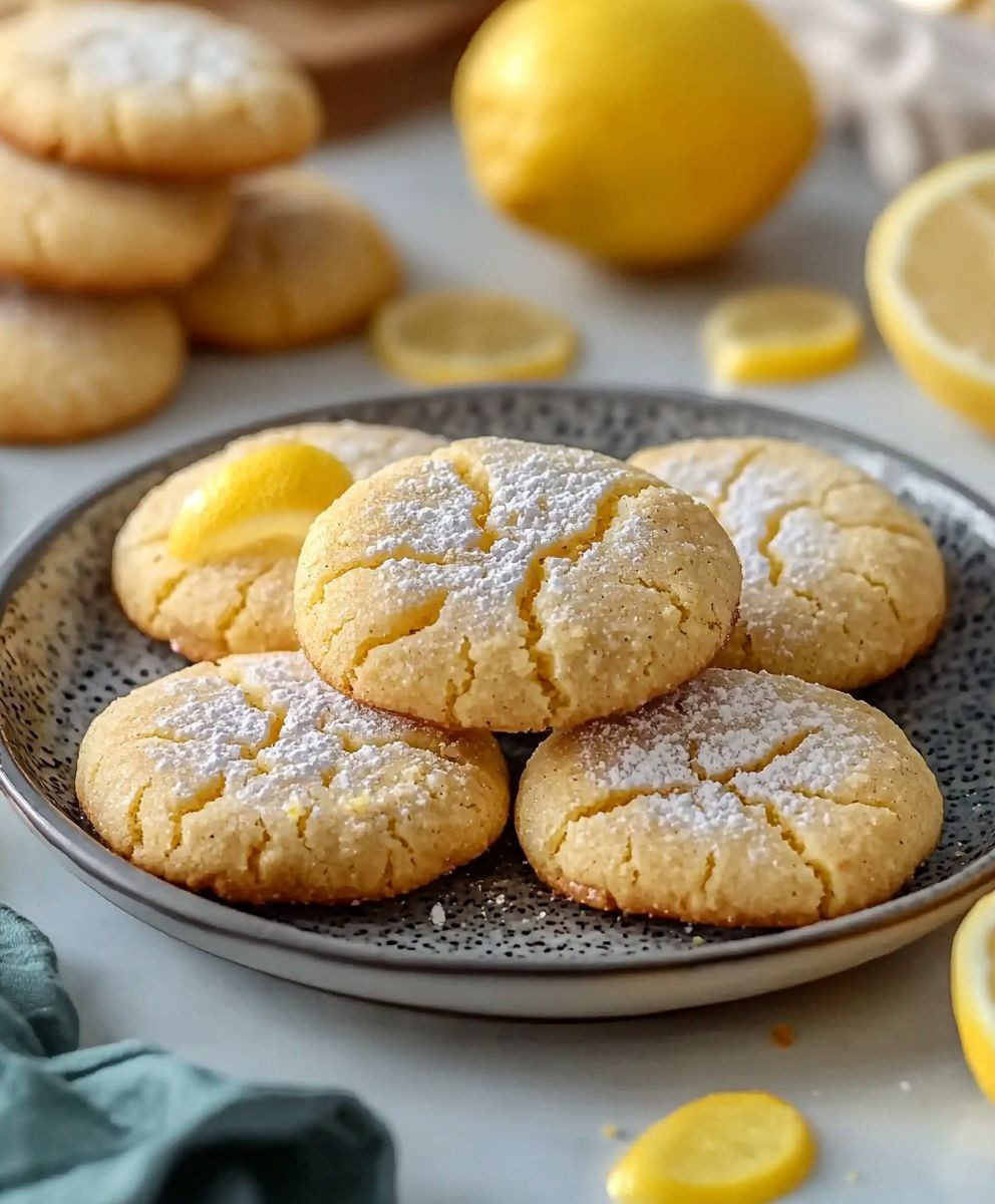 Lemon ginger cookies
