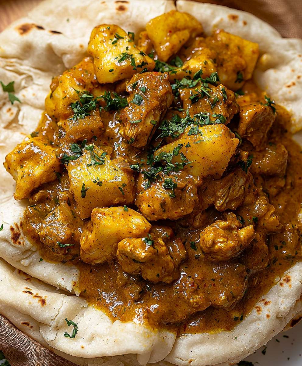 Curry Chicken Roti