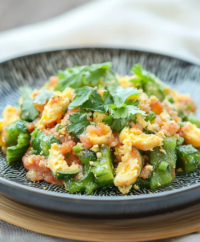 Stir-Fried Bitter Melon Eggs